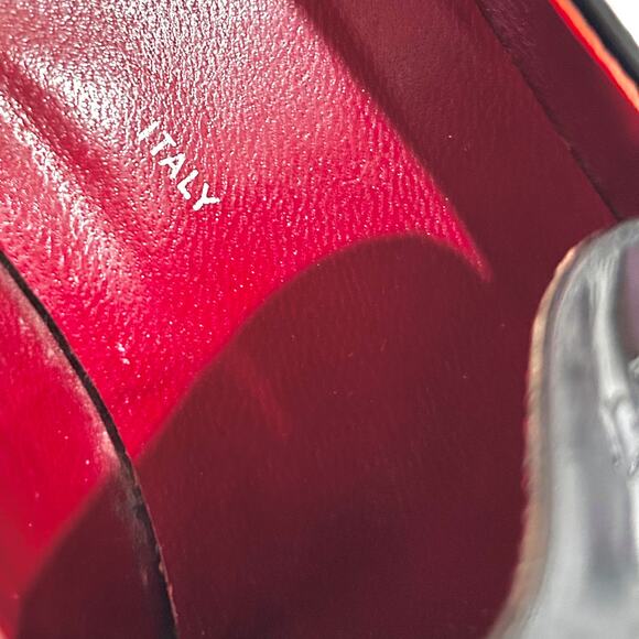 Vintage Donald Pliner Italian Black Leather Slip On Loafers 6M Quiet Luxury - Picture 6 of 7